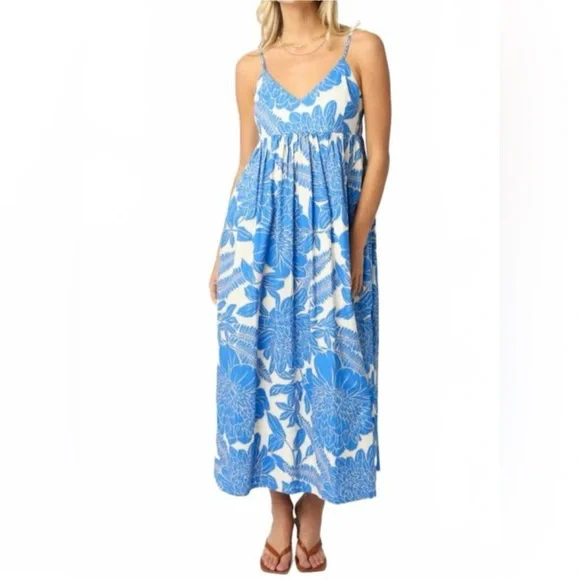 NWT Olivaceous Floral Maxi Dress - Picture 1 of 4